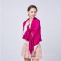 New hot selling plain solid color blue wool woven scarf for winter